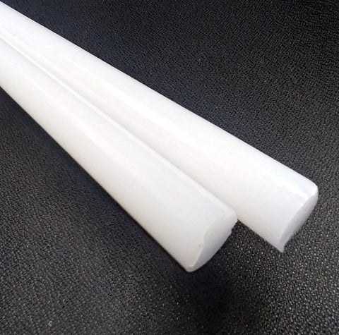 14mm Chinese Jade White Rod