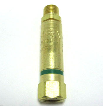 Single Oxygen Flashback Arrestor